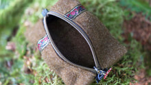 PNWBUSHCRAFT Army Green Wool Zipper Pouch with Trim