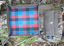 The Trail Gamer Set – Waxed Canvas Travel Tray and Dice Pouch