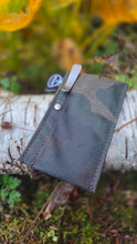 Waxed Canvas Pocketknife Slip with Titanium Clip
