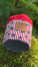 Stars and Stripes Red Cedar Bucket Bag