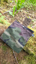 Woodland Camo Waxed Canvas Foraging Bag, Hip Pouch by PNWBUSHCRAFT