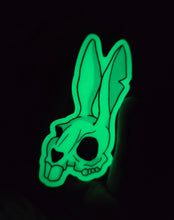 Death Bunny Glow in the Dark Vinyl Sticker – 3”   FREE U.S SHIPPING
