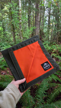 Green and Orange Waxed Canvas Jr Groundcloth