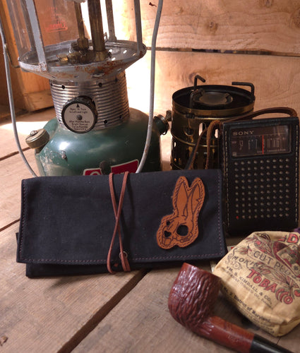 Death Bunny Waxed Canvas Roll Up