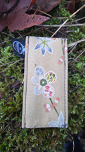 Bold Floral Pocketknife Slips in Waxed Canvas
