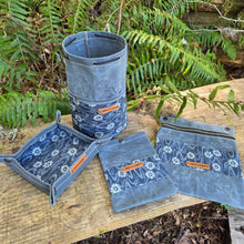 Slate Collection Waxed Canvas Gear Bag, Pouch, and Tray