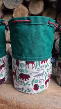 Flannel Forest Cedar Bucket Bags – Small, Medium, and Large