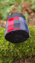 Cedar Bucket Bag with Outside Pockets featuring Flannel
