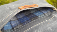 Vintage Wool Roll Up Pouch