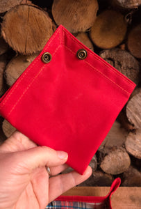 Red Waxed Canvas Medium Travel Trays for your Gear or EDC