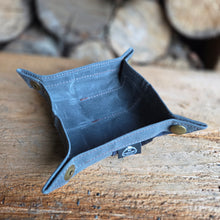 EDC Waxed Canvas Travel Tray with Hook and Loop