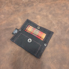Tiny Waxed Canvas Dice Pouch with Wool Lining