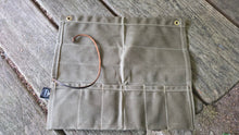 6 Pocket Waxed Canvas Pocketknife & EDC Roll