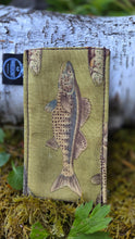 Vintage Robert Kaufman Fish Knife Slip Handmade Waxed Canvas Pocketknife Sleeve Upstream