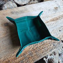 EDC Waxed Canvas Travel Tray Bright Green Two Tone