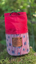 Stars and Stripes Red Cedar Bucket Bag