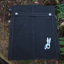 New Waxed Canvas Two Snap Notebook Pouch  Built Bigger for the Trail