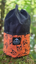 Orange Skulls XL Cedar Bucket Bag