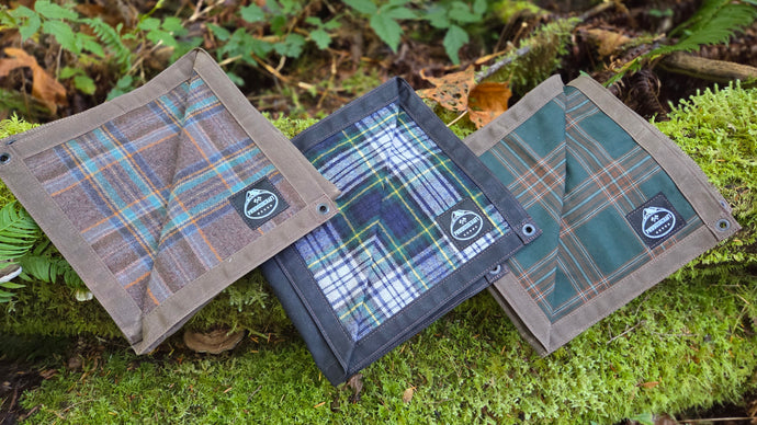 Wool and Waxed Canvas Junior Ground Cloth for Bushcraft