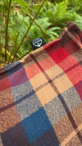 Waxed Canvas and Sturdy Flannel Pillow Bag