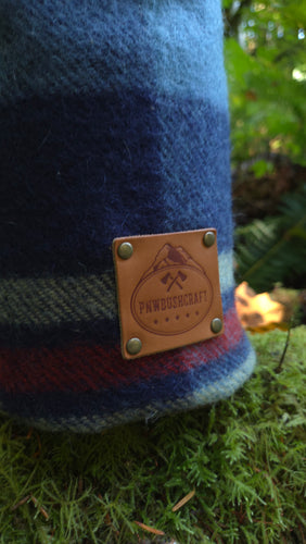 PNWBUSHCRAFT Wool & Canvas Bucket Bag