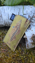 Vintage Robert Kaufman Fish Knife Slip Handmade Waxed Canvas Pocketknife Sleeve Upstream