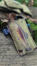 Vintage Robert Kaufman Fish Knife Slip Handmade Waxed Canvas Pocketknife Sleeve