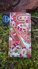 Bold Floral Pocketknife Slips in Waxed Canvas