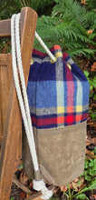 The Overnighter Bag – Vintage Wool & Waxed Canvas