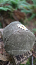 Tan Waxed Canvas Cedar Bucket Bag with Boy Scout Patch