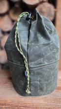 XL Cedar Bucket Bag – Waxed Canvas with Vintage Smokey the Bear Patch