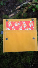 Death Bunny Rugged Waxed Canvas Two-Snap Pouch