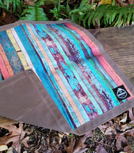 Colorful Cotton Lined Waxed Canvas Junior Ground Cloth for Hiking, Camping and Bushcraft