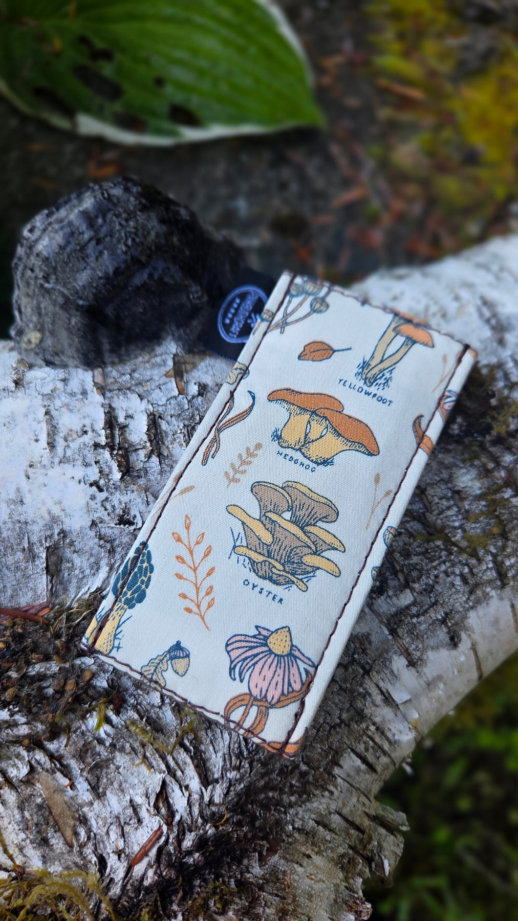 Mushroom Pocketknife Slips in Waxed Canvas