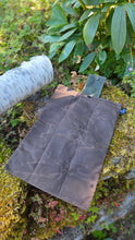 Deep Waxed Canvas Foraging Pouch with Vintage Scout Patches