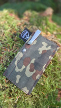 Waxed Canvas Pocketknife Slip with Titanium Clip