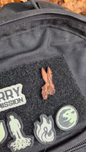 Death Bunny Leather Hook & Loop Patch | 1.5"