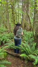 Extra Large Woodland Camo Waxed Canvas Cedar Bucket Bag