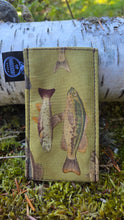 Vintage Robert Kaufman Fish Knife Slip Handmade Waxed Canvas Pocketknife Sleeve Upstream