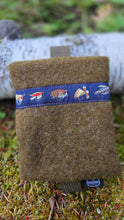 Reclaimed Army Wool Zipper Pouches