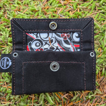 Black Waxed Canvas Tiny Pouch for Dice, Fire Kits or Wallet