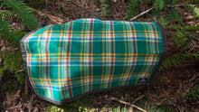 Vintate Plaid Wool and Waxed Canvas Junior Ground Cloth