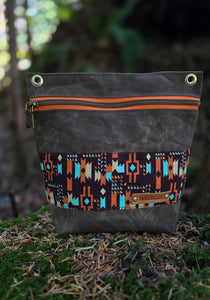 Waxed Canvas Zipper Pouch *Make it Monday*