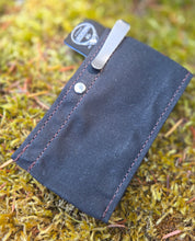 Waxed Canvas Pocketknife Slip with Titanium Clip