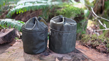 Lightweight Waxed Canvas Cedar Bucket Bags 2 Sizes
