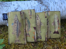 Vintage Robert Kaufman Fish Knife Slip Handmade Waxed Canvas Pocketknife Sleeve Upstream
