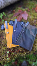 Waxed Canvas Pocketknife Slip with Titanium Clip