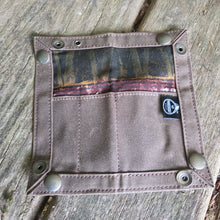Brown Waxed Canvas EDC Travel Tray 3.0  – Everyday Carry, Field-Ready