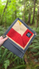 Mid Century JCPenney Wool Camp Blanket Jr. Groundcloth Slate Waxed Canvas