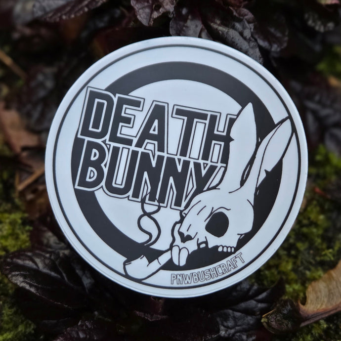 Death Bunny Round Sticker